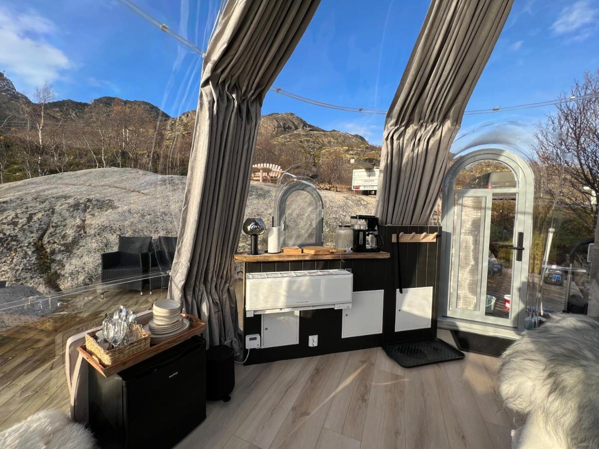 Lofoten Glampingdome Myrland Buitenkant foto