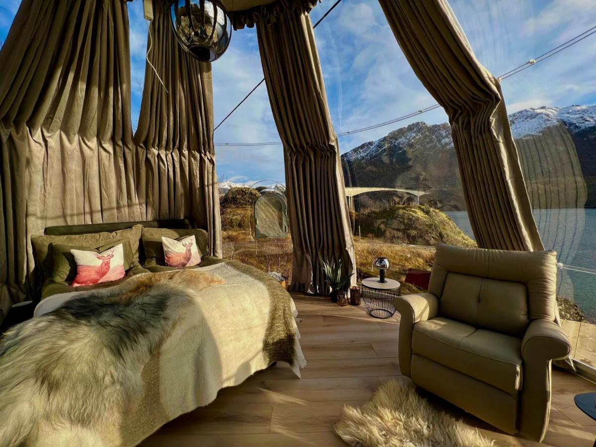 Lofoten Glampingdome Myrland Buitenkant foto
