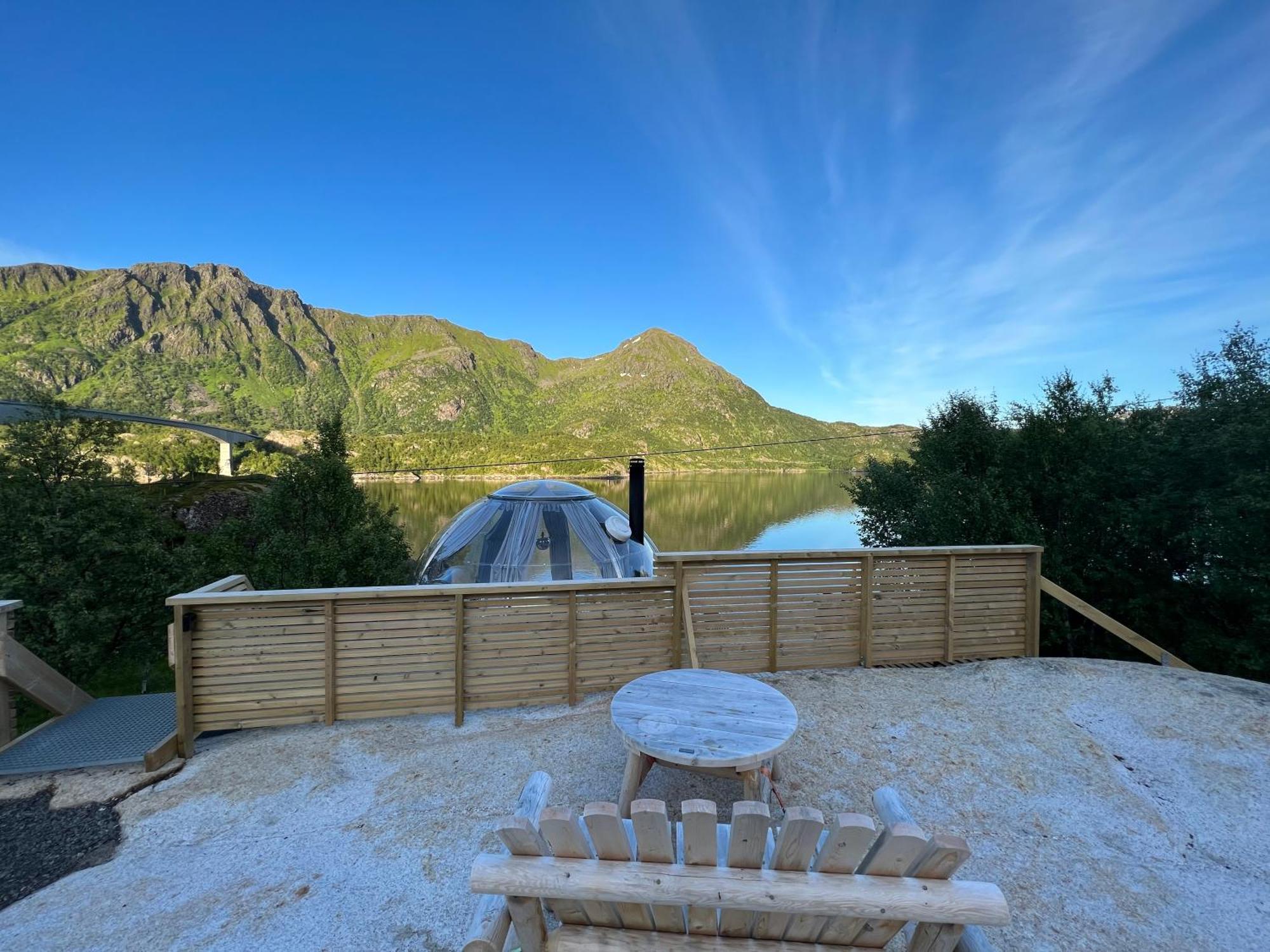 Lofoten Glampingdome Myrland Buitenkant foto
